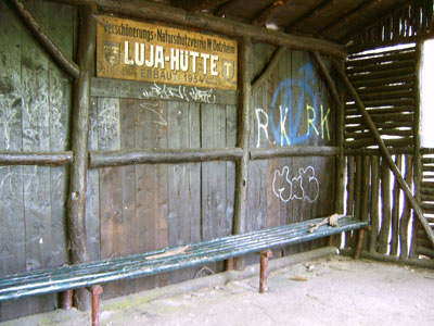 Luja Hütte innen